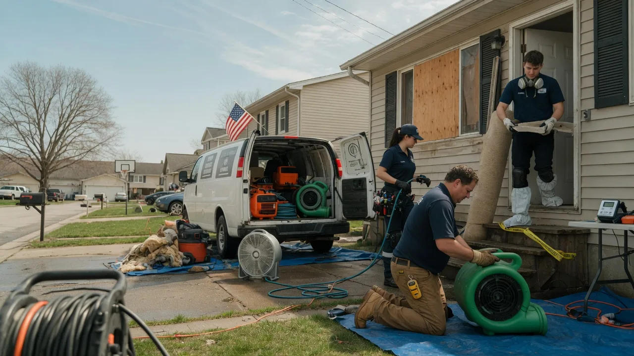 Water Damage Restoration in Fairfax, IA near me